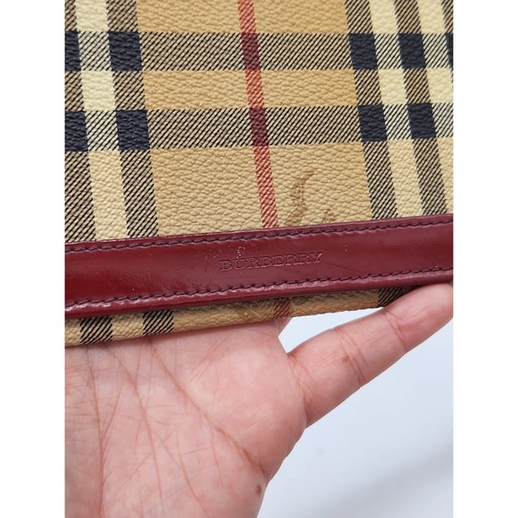 BURBERRY RED LONG WALLET 201BURXCH - Picture 3 of 12